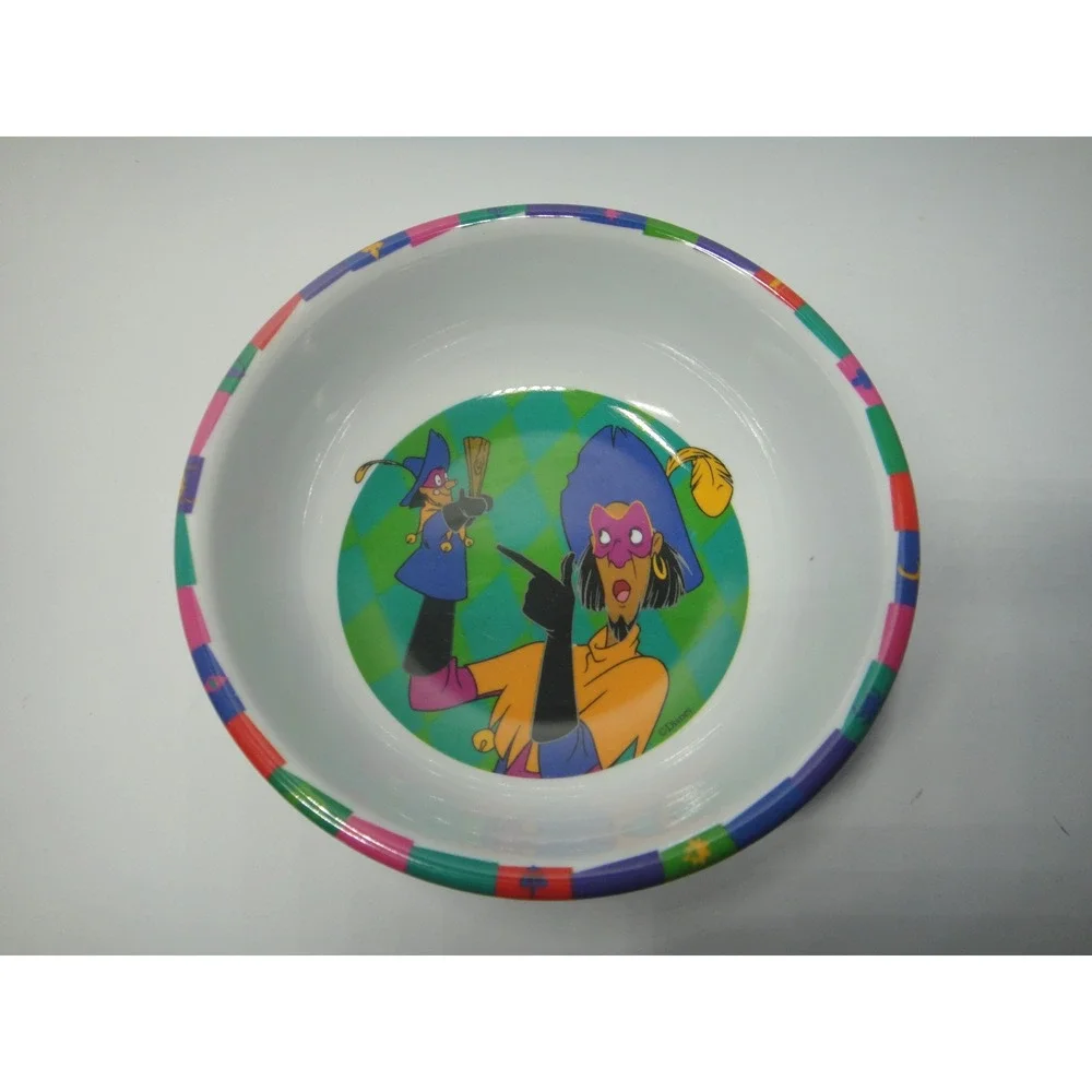 Zak Designs Disney Hunchback of Notre Dame Clopin Melamine Bowl 5.5 Inch Vintage